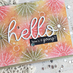 Hello, How's it Going Card - detail