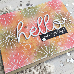 Hello, How's it Going Card - detail