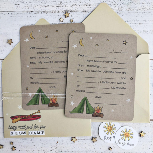 Mail From Camp Card & Envelope