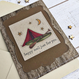 Happy Mail Just For You Card - detail