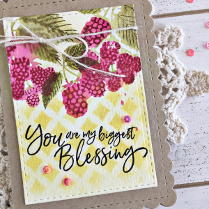 Biggest Blessing Card - detail