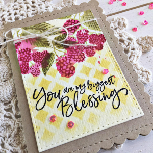 Biggest Blessing Card - detail