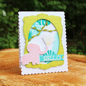 Elephant Hello Card