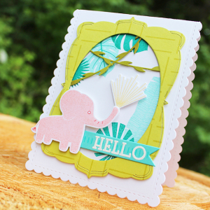 Elephant Hello Card 2