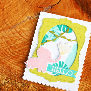 Elephant Hello Card 4