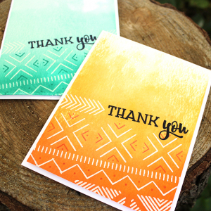 Textile Thank You Cards 2