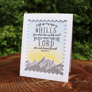 My Help Comes From The Lord Card