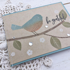 Be Grateful Card - detail