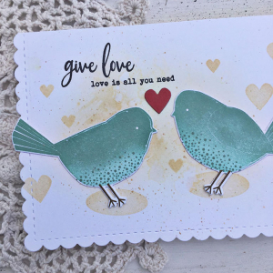 Give Love Card - detail