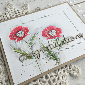 Congratulations Card - detail