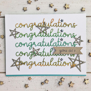Congratulations You Did It Card