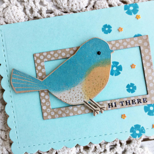 Hello There Card - detail
