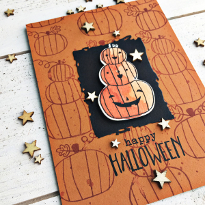Happy Halloween card - detail