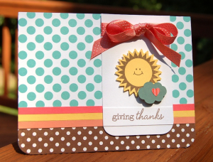 "Giving Thanks" Card