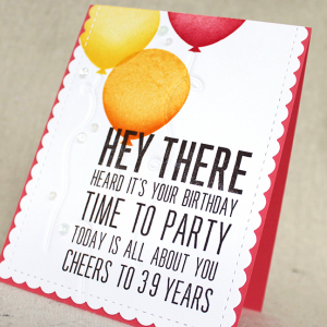 Cheers To 39 Years Card