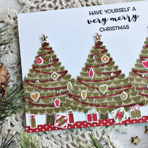 Very Merry Christmas Card - detail