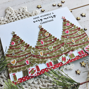 Very Merry Christmas Card - detail