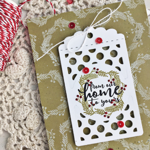 From Our Home Card - detail