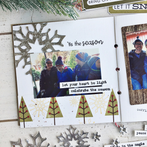 December Journal layout 2 - detail