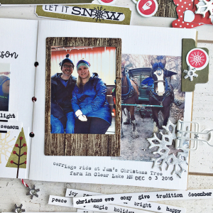 December Journal layout 2 - detail