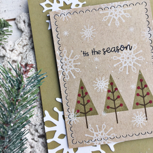 'Tis the Season Card - detail