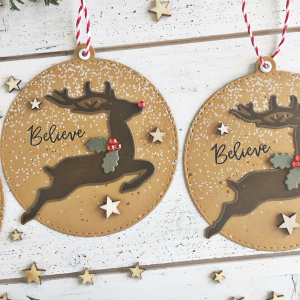 Reindeer Tags - detail