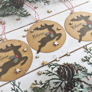 Reindeer Tags - detail