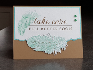 Donna's Designs - Take Care Feather