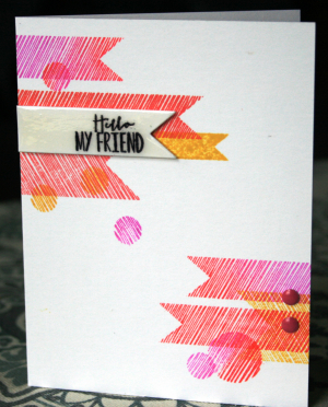 Donna's Designs - Hello My Friend Sketchy Banners