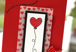 Love Lifts solid images card- close up