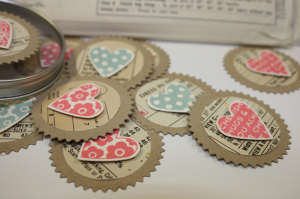 Vintage Heart Embellishments