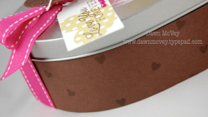 Love Notes tin - detail