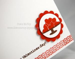 Happy Valentine's Day card detail