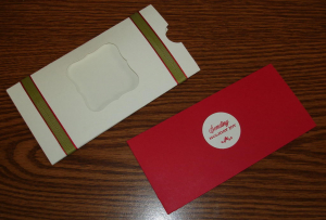Christmas Money Holder