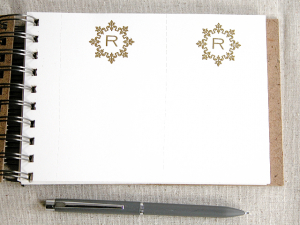 Perforated 3x5 embossed cards