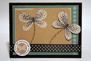 Butterfly Get Well Card
