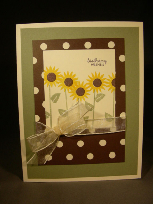 Sunflowers Card #1