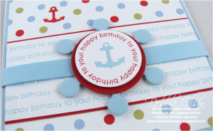 Happy Birthday, Little Sailor, detail