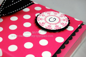 Monogram Detail - Outside of Packaging