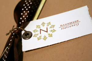 Stationery Box Set - label detail