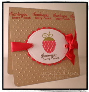 Thank You Berry Much