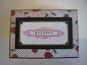 Recipe Box Lid