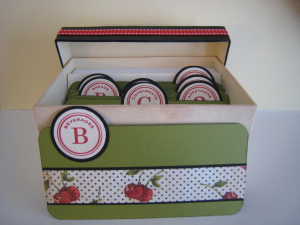 Recipe Box Dividers