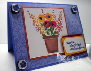 Bright Blue Green Thumb