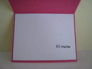 Valentine's - Be Mine (inside)