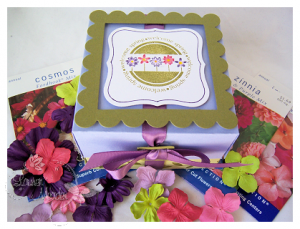 Welcome Spring Flower Pot Box