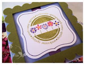 Welcome Spring Flower Pot Box