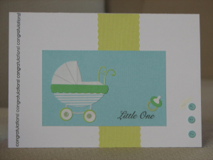 Little One Baby Card