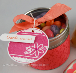 Jelly Belly clear top tin