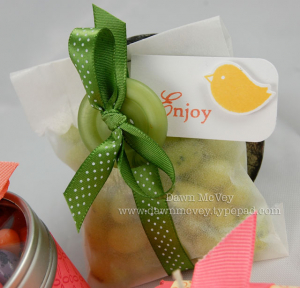 Jelly Belly glassine treat bag